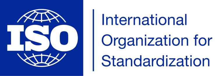ISO International Organization for Standardization logo representing global quality standards and certification systems